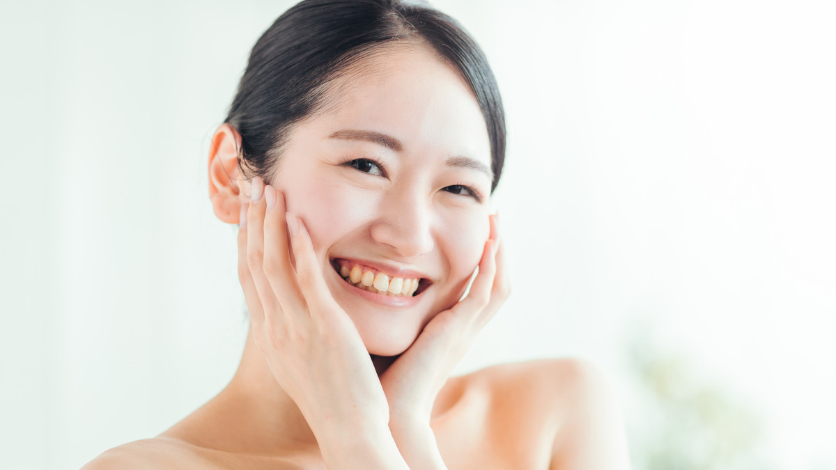 女性ボディケア画像
